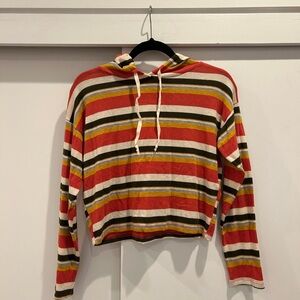 Striped Sweater Hoodie